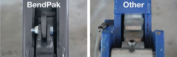 Mid-Rise Car Lift Safety Lock Assemblies