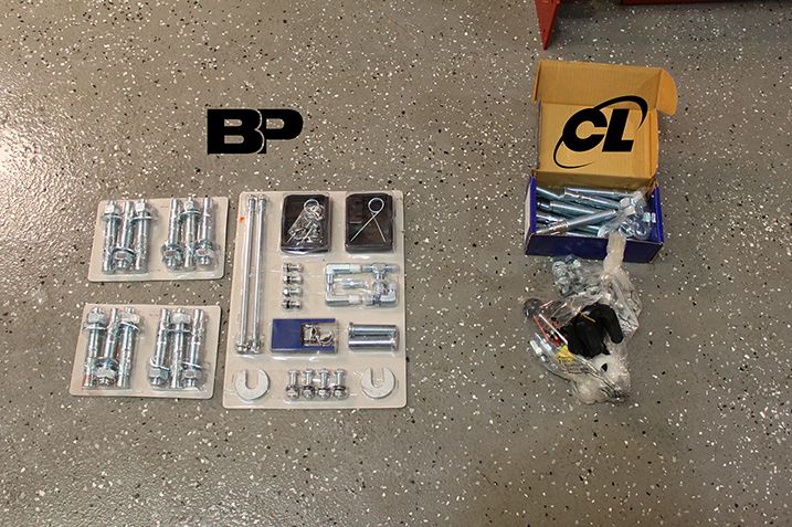 Parts Box Comparison BendPak XPR-10AS Lift vs. Challenger E10 Lift