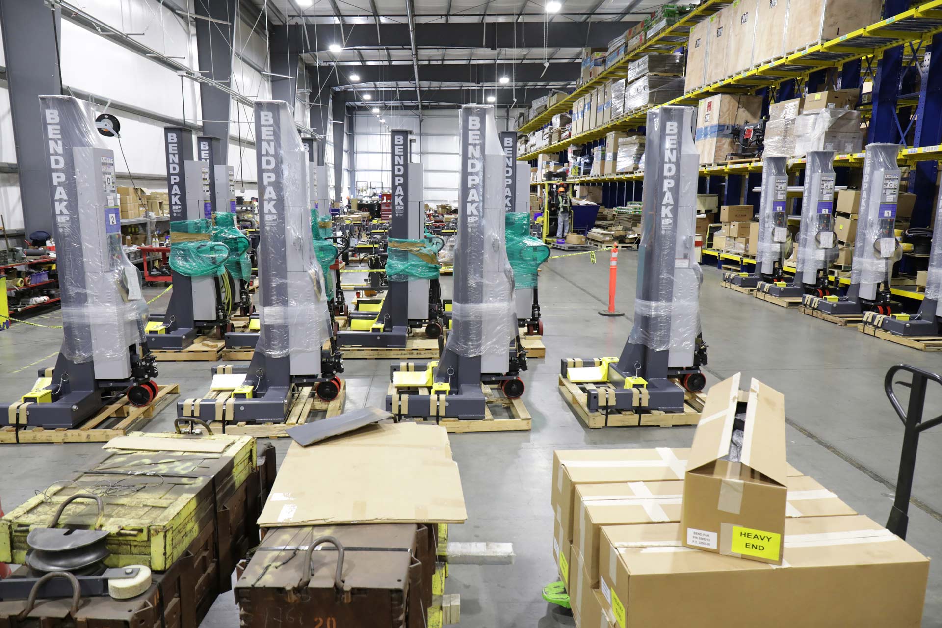 BendPak Warehouse Lifts Interior