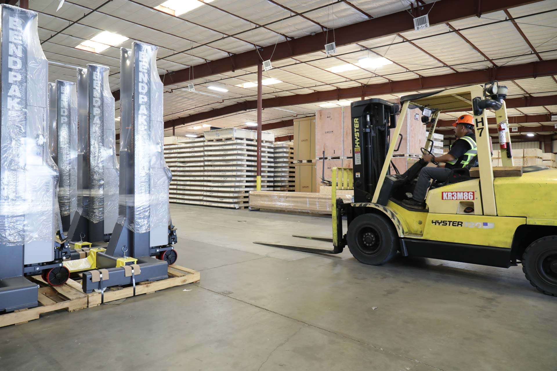BendPak Warehouse Lifts Interior