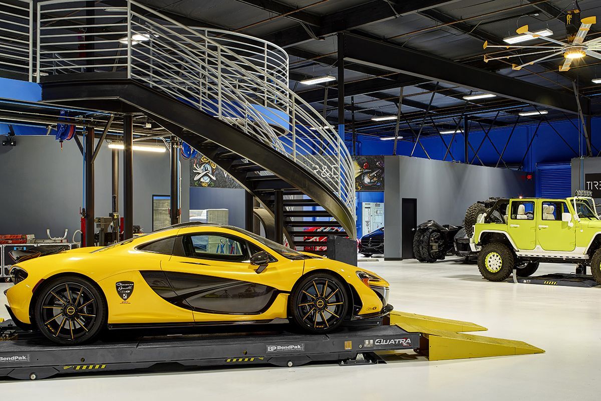 BendPak Quatra Scissors Lift West Coast Customs