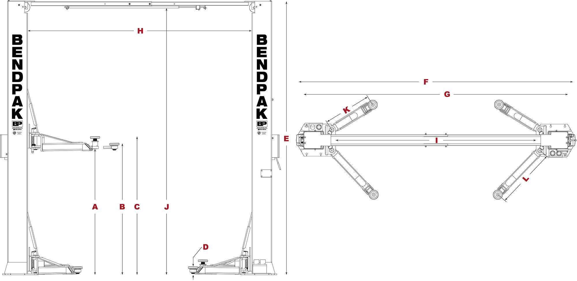 XPR-12CL-LTA Specs Diagram