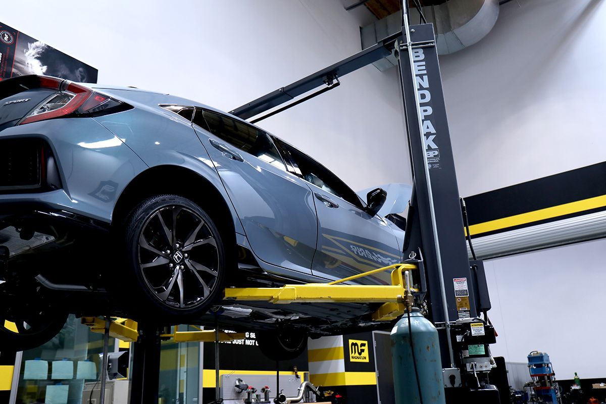 BendPak Two-Post Lift Magnaflow