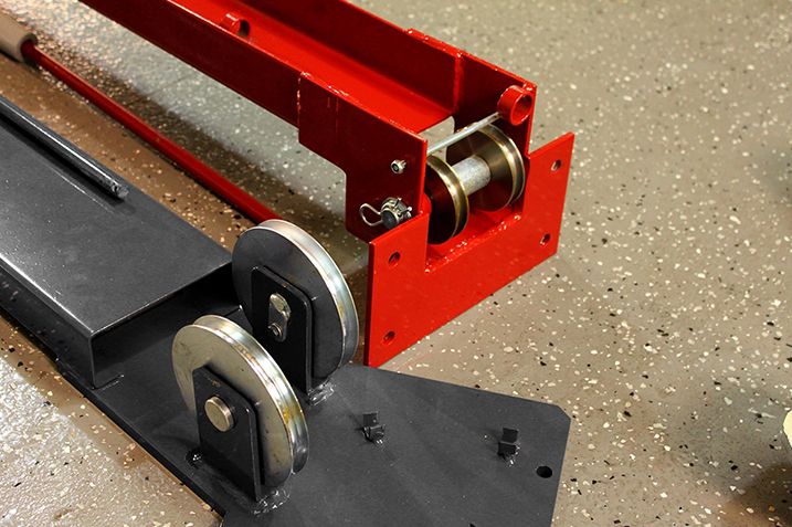 BendPak Two-Post Lift Cable Roller Sheaves Compared to Challenger E10