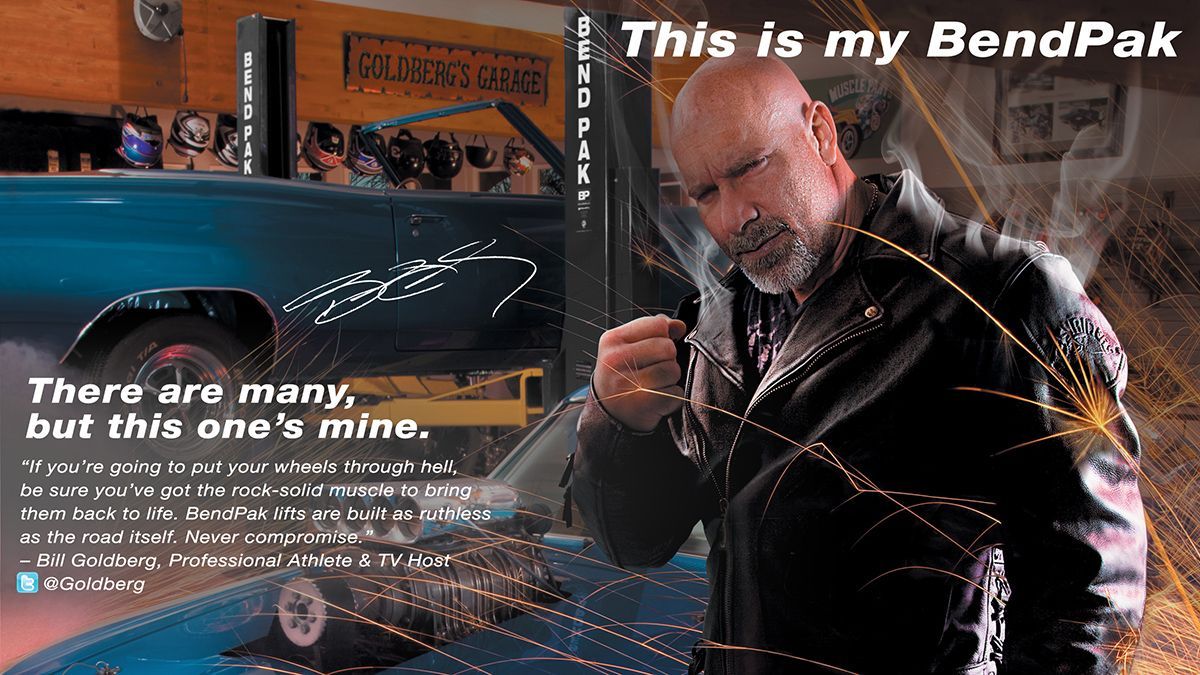 Bill Goldberg Owns BendPak Lifts