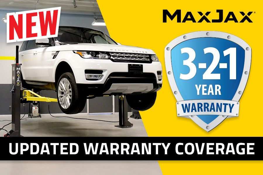 The MaxJax M7K Two-Post portable lift is getting an updated warranty.