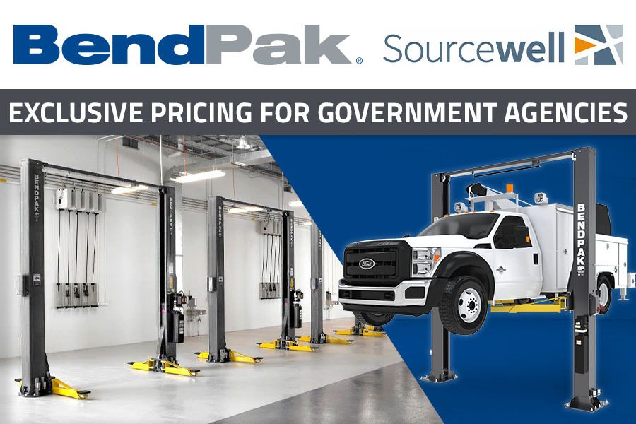 Government agencies can now save big on BendPak equipment.