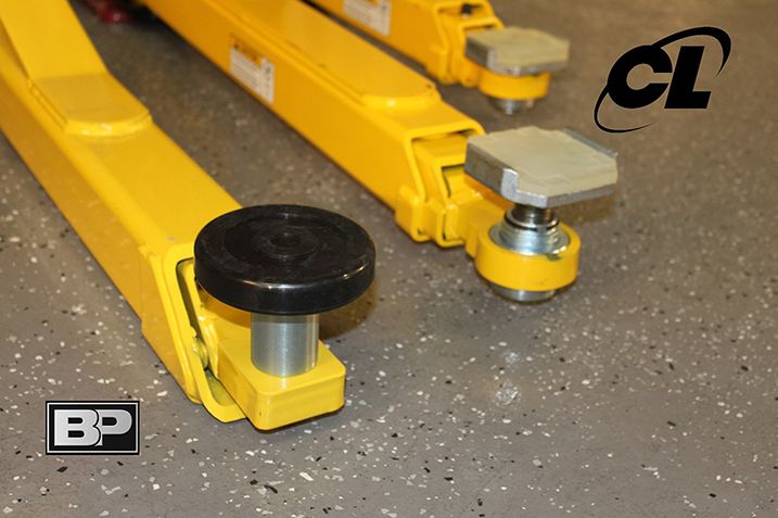 BendPak Two-Post Lift Compared to Challenger E10 Lift Pads