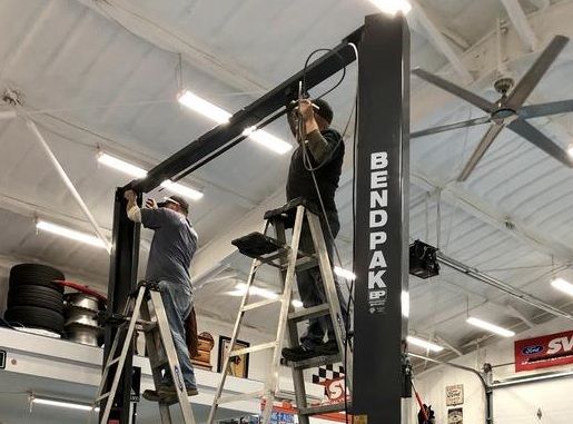 Equalization Cables on BendPak 2-Post Lift