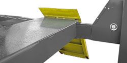 Four-Post Lift Runway Ramps Wheel Chocks