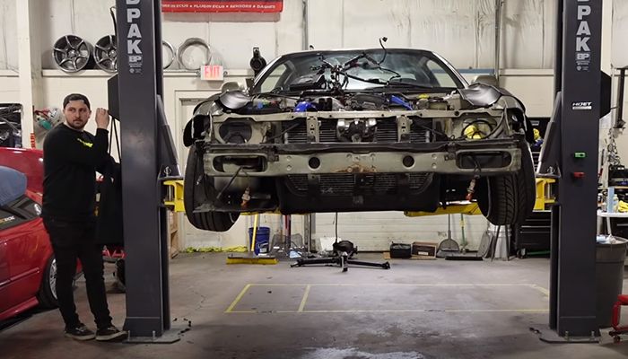 Jimmy Oakes with Car on XPR-10XLS