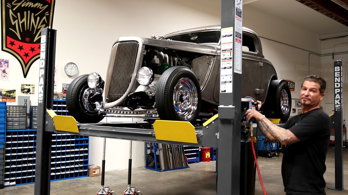 Jimmy Shine BendPak Four-Post Lift
