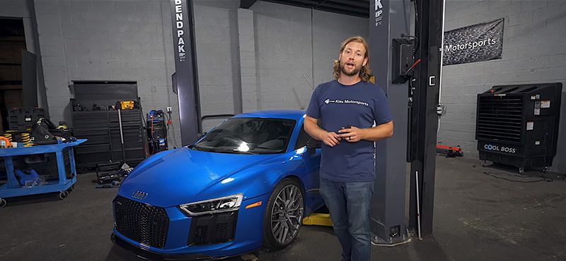 Kies motorsports audi on bendPak XPR-10AS-LP lift