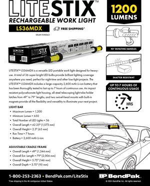 LiteStix LS36SMD LED Portable Work Light