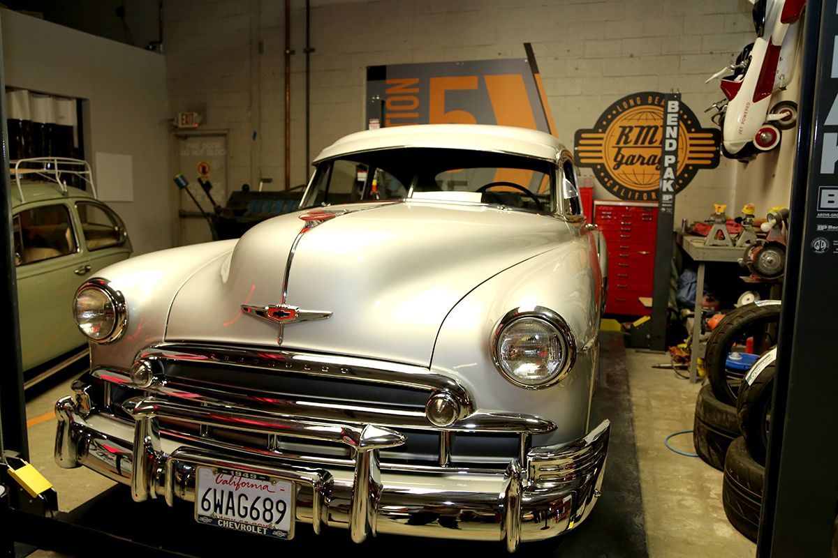 RMD Garage uses a BendPak Four-Post Lift