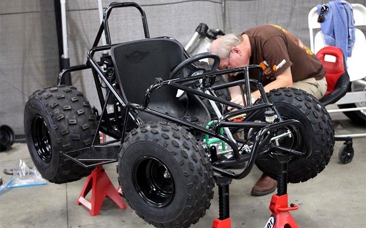 Using Jack Stands Go-Cart Ranger Products