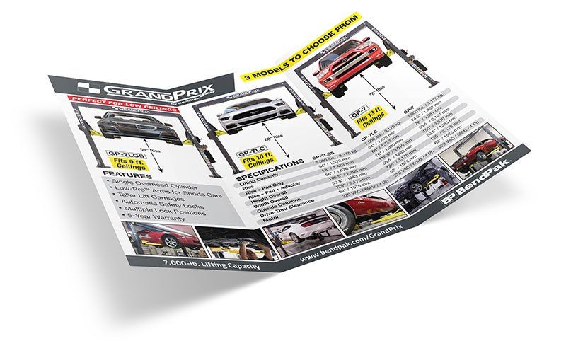 BendPak's GrandPrix flyer