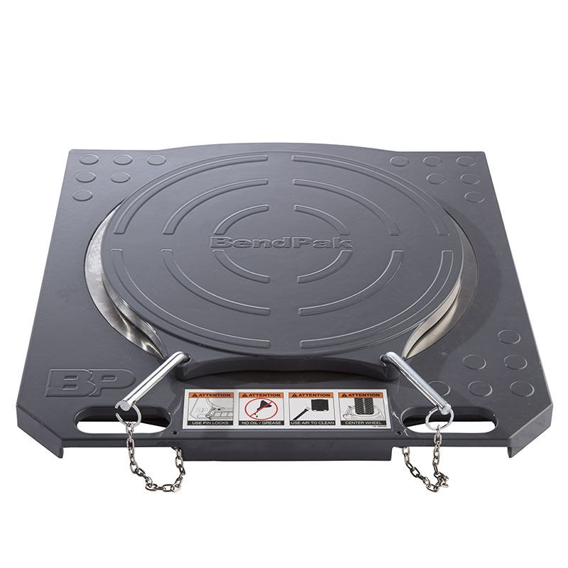 Deluxe turn plates for alignment lifts