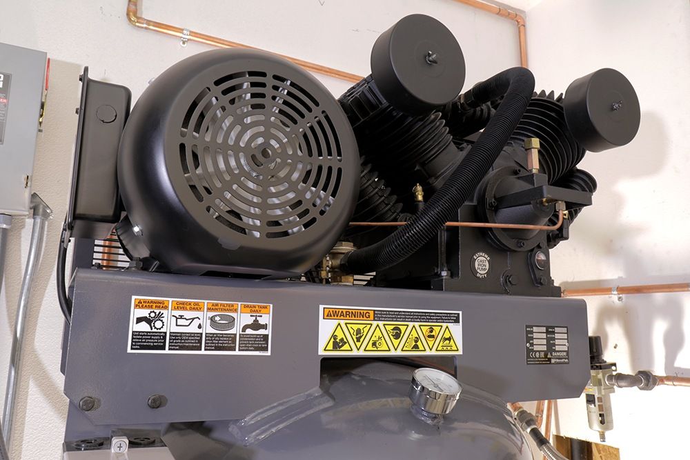 Low RMP air compressor pump