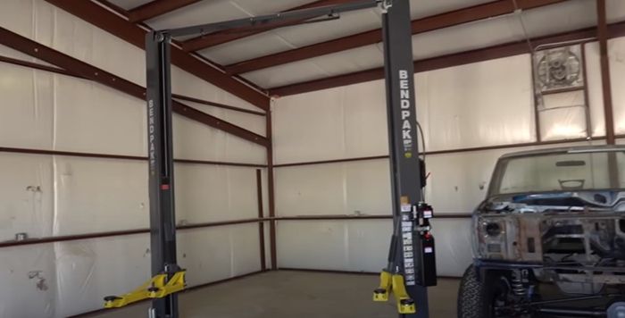 BendPak XPR-10AXLS Two Post Asymmetrical Post