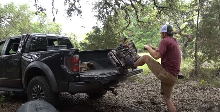 Off The Ranch Pickup Truck Engine