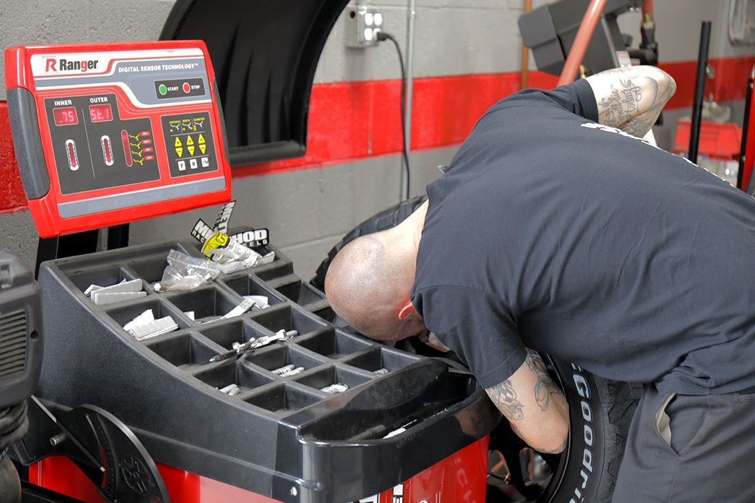 Tires should be rotated and balanced