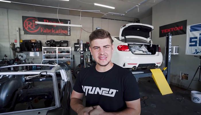vTuned Garage in front of bendpak hd-9 lift